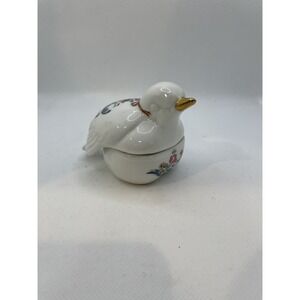 Elizabeth Arden Orient Express Bird Trinket Box Candle Made in Japan New